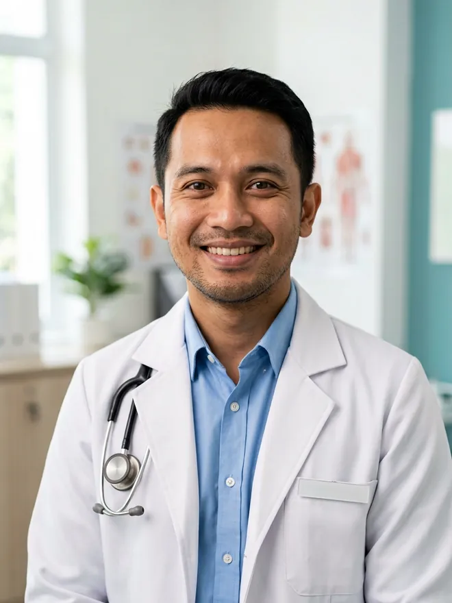 Potret contoh Dr. Amir Hakim — imej hiasan projek demo